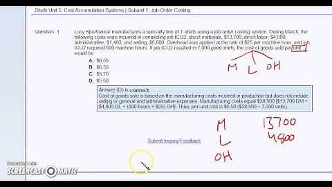 CMA Practice Question 4