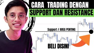 Cara trading dengan support dan resistance (Area Penting)