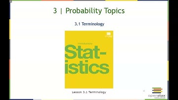 Lesson 3.1: Probability Terminology