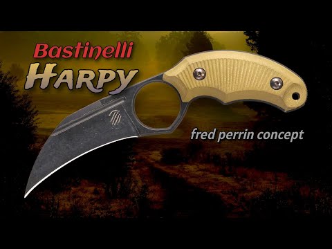 Bastinelli Harpy! The Wicked Claw Fixed Blade for Defense!