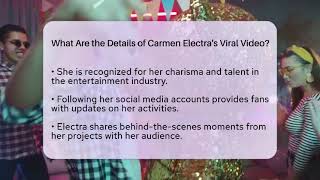 What Are the Details of Carmen Electra's Viral Video? - The Rich And Famous Files