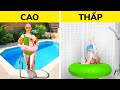 THẤP VS CAO || KHOẢNH KHẮC THƯỜNG GẶP CÙNG 5 PHÚT THỦ CÔNG LIKE