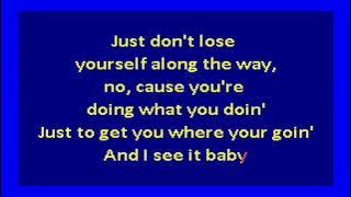 Miguel  - Girl With The Tattoo (karaoke)