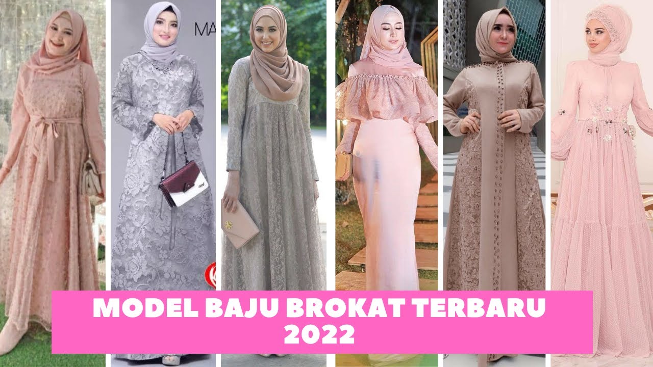  model  baju brokat  terbaru  2022  YouTube