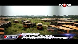 MIRIS!! Ratusan Unit Bus Transjakarta Terbengkalai di Lahan Kosong