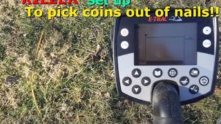 : How to set up your Etrac to hunt in the iron.  Metal Detecting