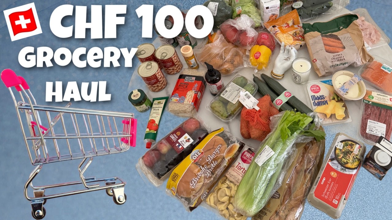 What CHF 100 Buys You at a Swiss🇨🇭Supermarket