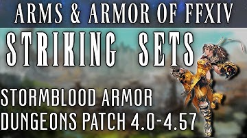 All Striking Dungeon Armor Sets of SB (Patch 4.0-4.57)
