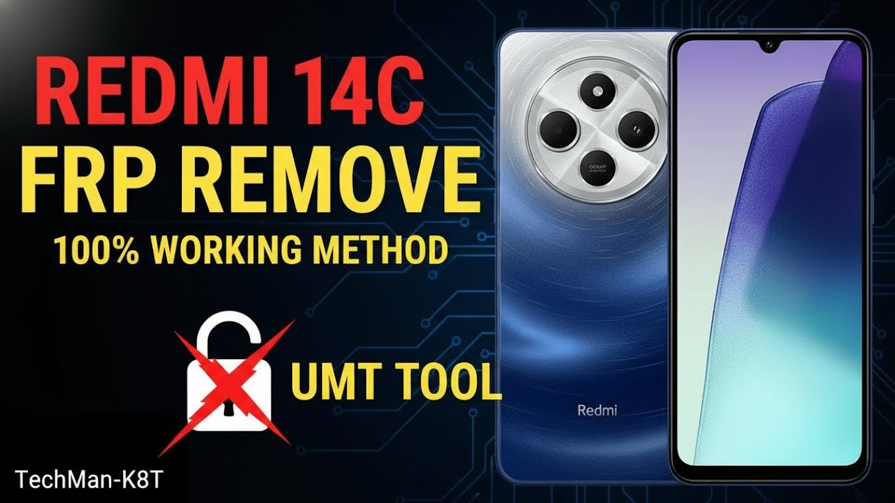 Xiaomi Redmi 14C Frp Remove  By  UmtTooL 