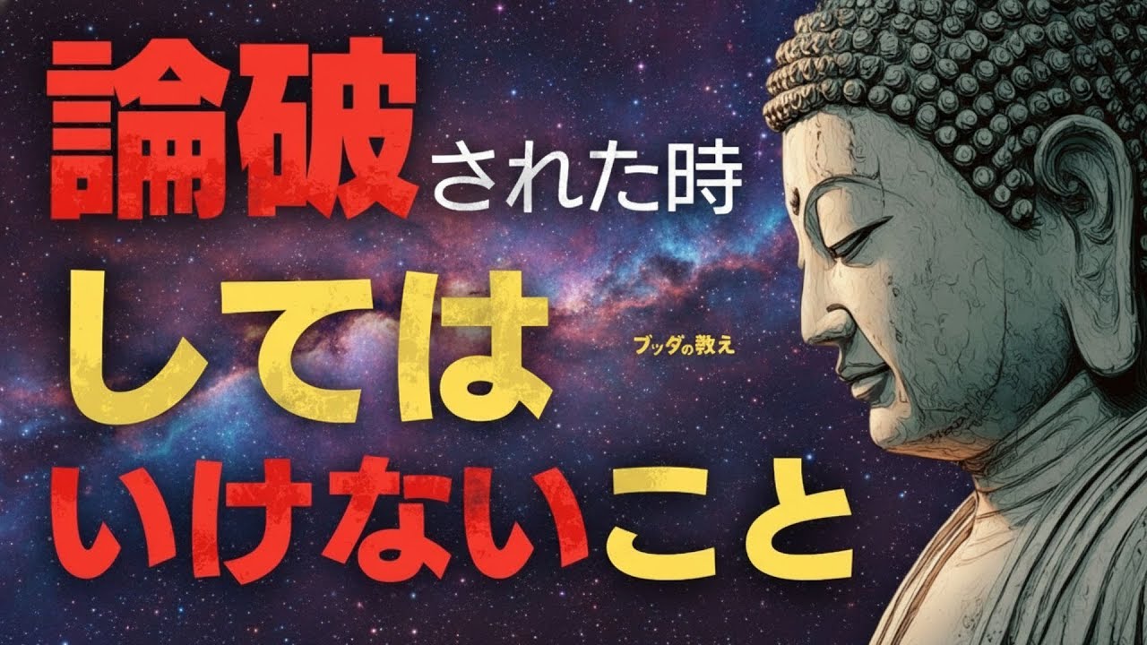 ✨言い負かそうとする人には、こう対応せよ  ブッダの教え