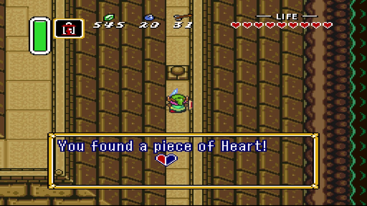 Evil Pyramid piece of heart location - Zelda: A Link to the Past - YouTube