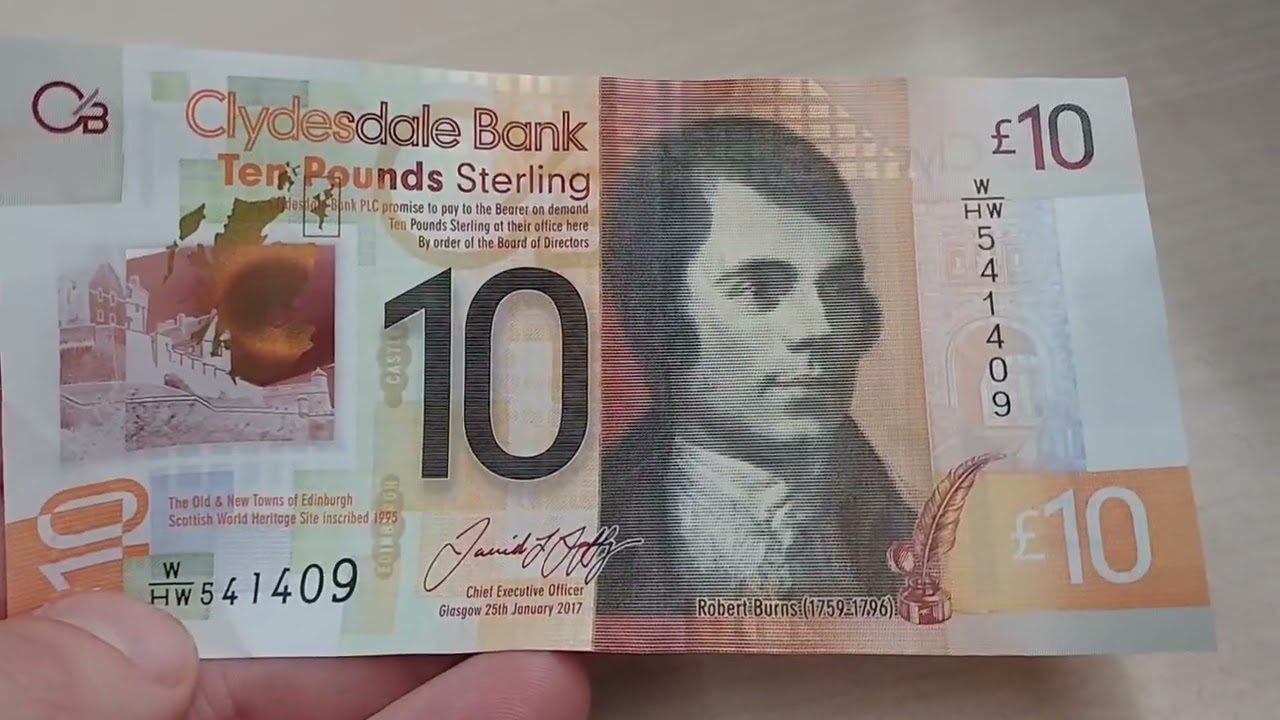 BANK OF SCOTLAND £10 BANKNOTE FIND - YouTube