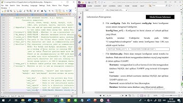 Modul 3 SI - Konfigurasi Codeigniter, URL Routing, dan Helper