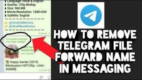 How to Remove Forward Message Tag In Telegram In 4 Minute 10000% Working