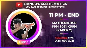 SPM KSSM 2021🌙⭐Night Seminar LIVE 1 | Paper 2 | No Fin No Zzz | Material Provided |