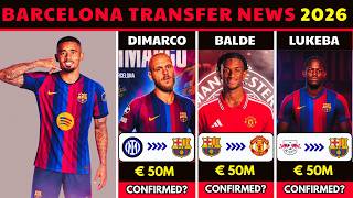 OFFICAL: Gabriel Jesus to BARCELONA 🚨Latest Barcelona Transfer News Summer 2026 🔥| Dimarco & Lukeba