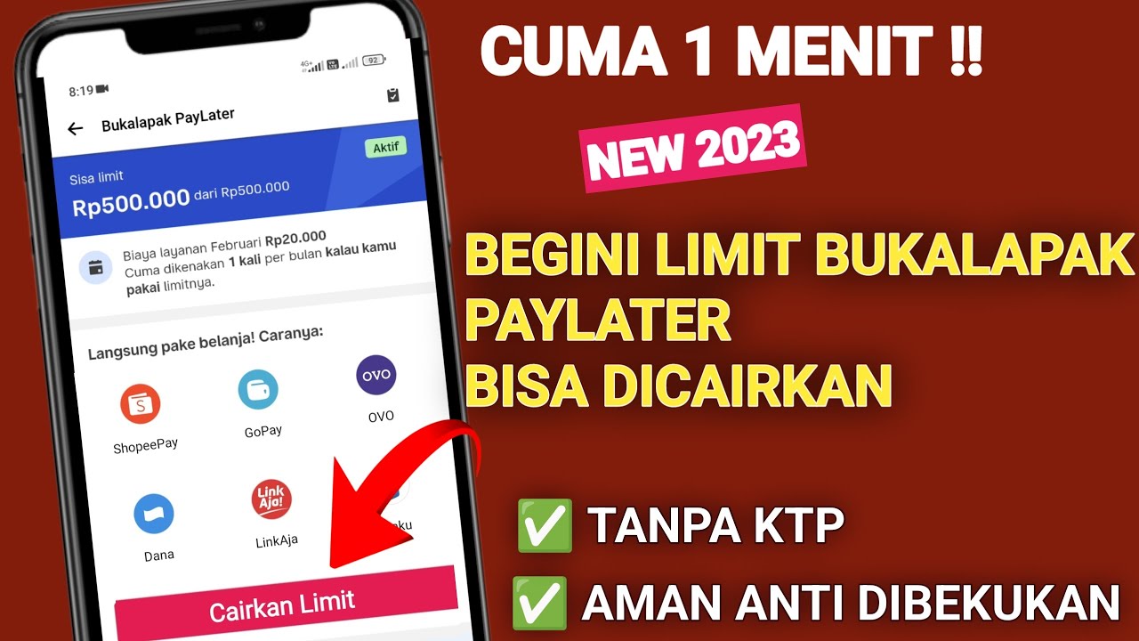 Cara Mencairkan Limit Bukalapak Paylater Ke DANA TERBARU 2023 YouTube