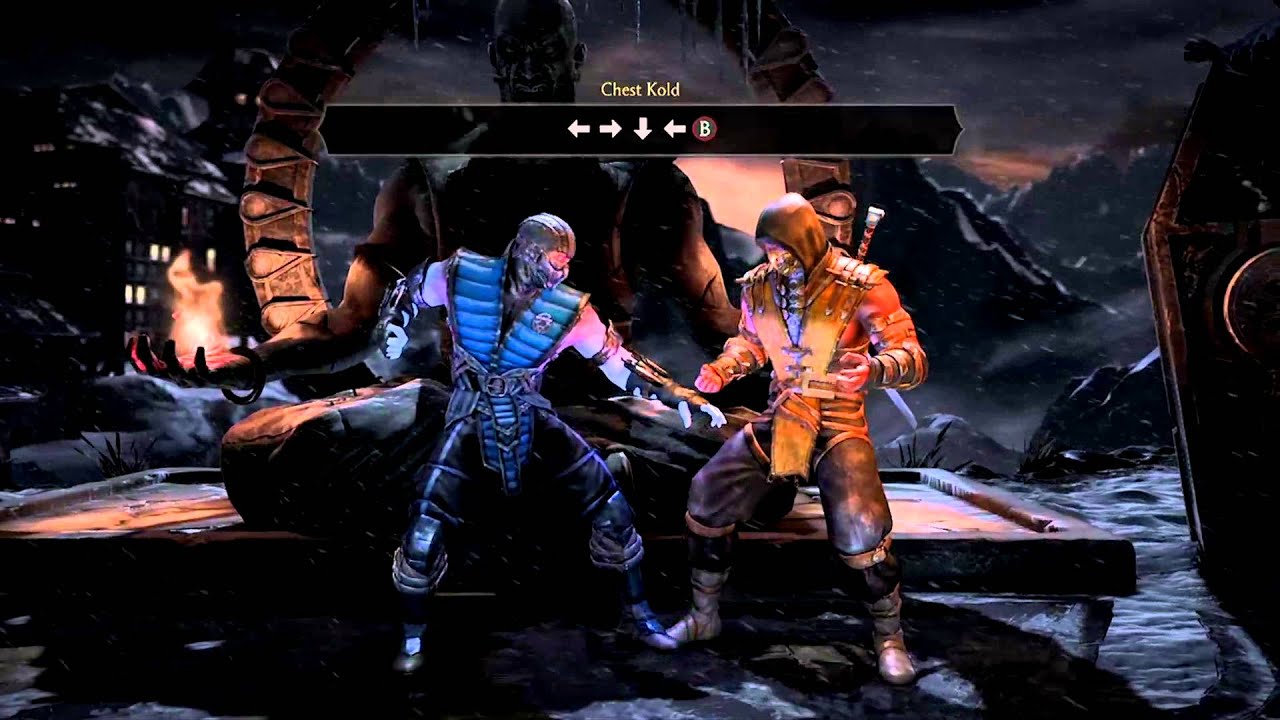 Mortal Kombat X Xbox One Sub Zero Fatality YouTube