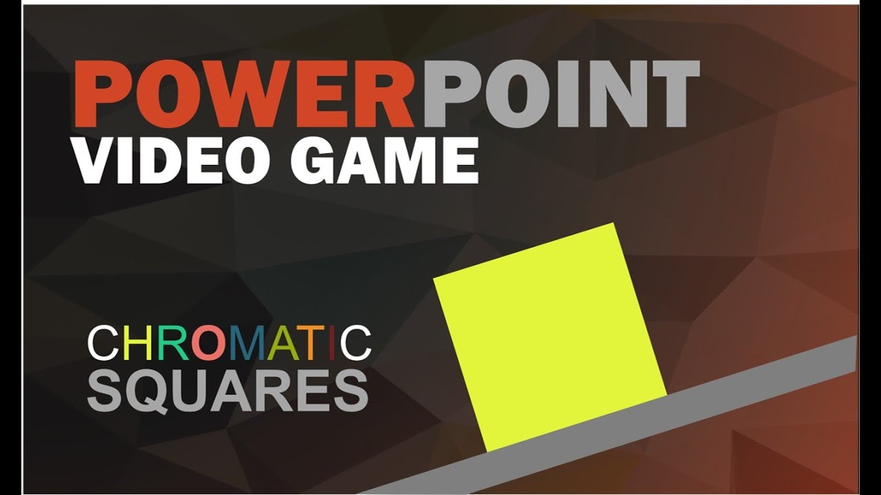 powerpoint video game trailer chromatic squares youtube video game powerpoint