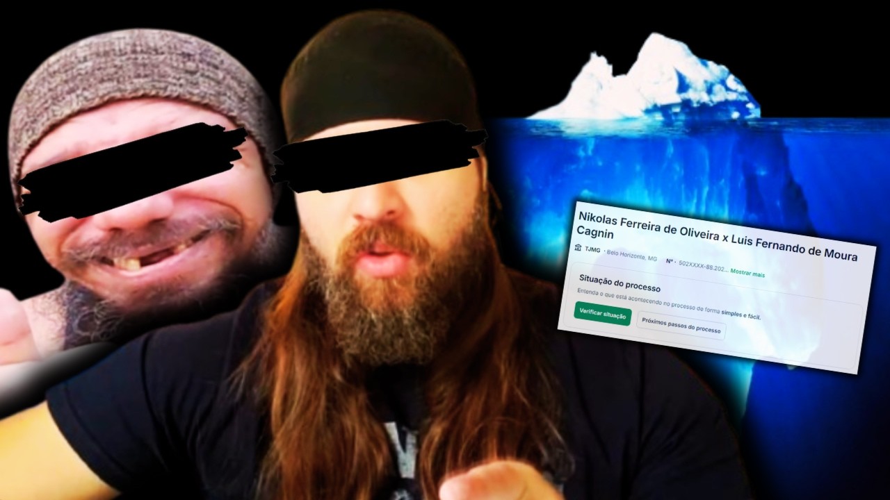 ICEBERG DAS TRETAS EM PODCASTS (CRIMES, PROCESSOS E CANCELAMENTOS)