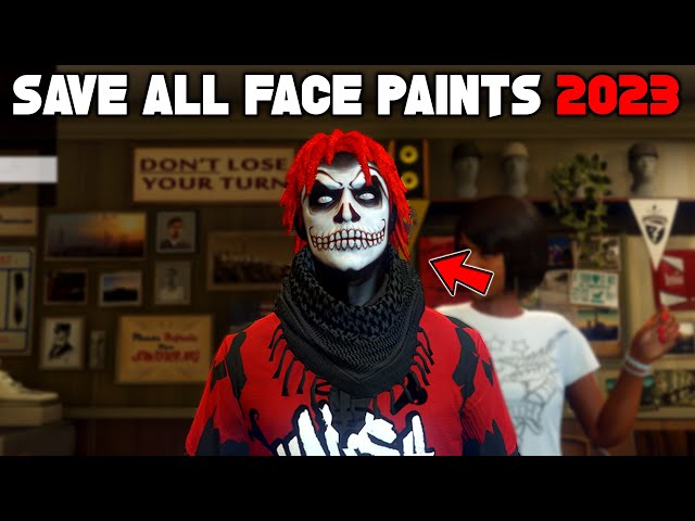 There is a mod available to unlock all the facepaints on pc. : r