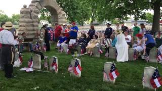 Camp Chase Memorial Day Service 2016