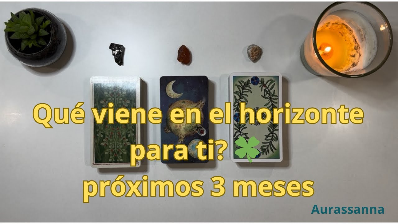 Que viene para ti en los próximos 3 meses? Tarot interactivo hoy. - YouTube