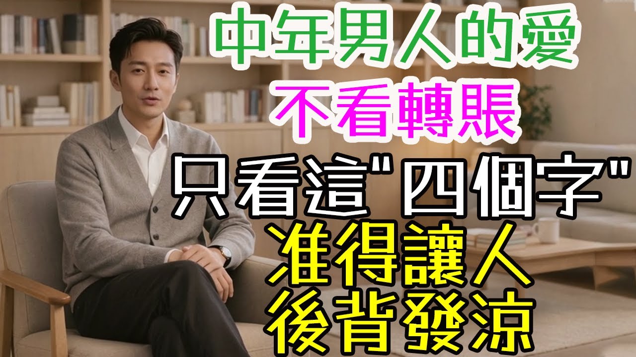 霖川深度拆解：中年男人的愛，不看轉賬，只看這“四個字”，准得讓人後背發涼！#中年男人的愛 #四個字 #表演性深情 #低成本獲客 #讓渡 #時間主權 #財務主權 #面子主權 #利益讓渡 #資源配置 #