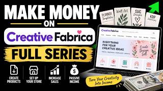 How to Make Money on Creative Fabrica in 2026 | Full Step-by-Step Series Noticias