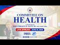 COMMITTEE ON HEALTH | JUNE 1, 2026