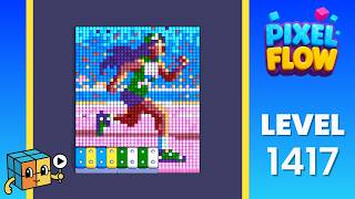 Pixel Flow Level 1417 Walkthrough Solution