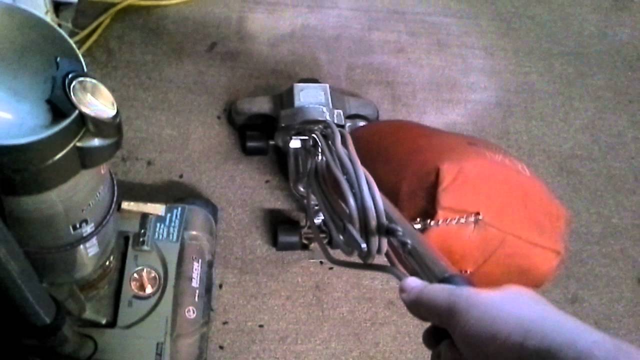 Royal metal commercial vacuum picking up bird seed YouTube