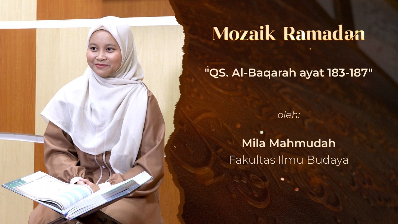 MOZAIK RAMADAN - TILAWAH - MILA MAHMUDAH - 