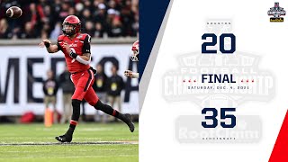 2021 American Championship: Cincinnati 35, Houston 20