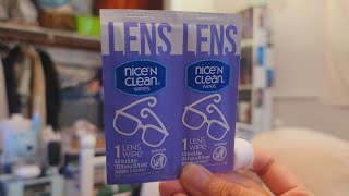 Nice 'n Clean SmudgeGuard Lens Cleaning Wipes | found it at walmart | one of my favorite lens wipes
