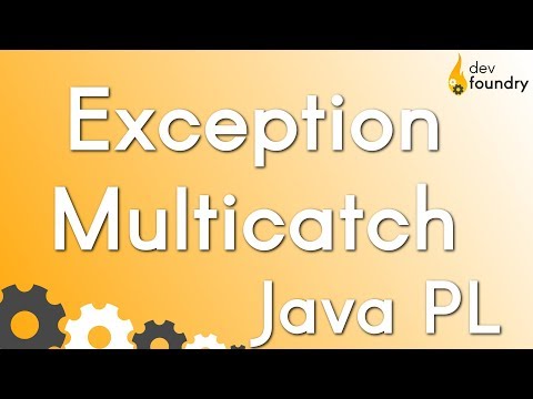 Multicatch wyjątków w języku Java | Java PL