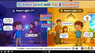 AI Smart Switch | ML in Block Coding | PictoBlox