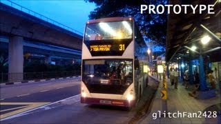 Sbst Retired Sbs9889U B10Tl Cdge Prototype Departing Bedok Stn