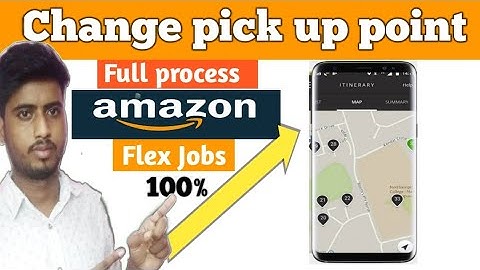 amazon flex change pickup point center /how to change my pickup center amazon flex/amazon flex jobs