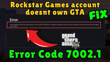 How to Fix Rockstar games account doesn