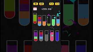🏅 Water Sort 🧪 LEVEL 246 🧪 #shorts #watersort #puzzle #walkthrough #solution #guia #guiarapida