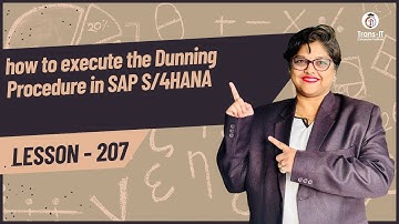 #lecture 207: how to execute the Dunning Procedure in SAP S/4HANA