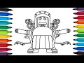 SKIBIDI TOILET DUAL LASER LAUNCHER Coloring Pages | How to color Dual Laser Launcher | NCS Misic