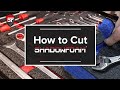 How to cut shadow foam