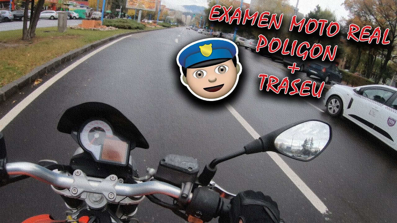 EXAMEN MOTO REAL (POLIGON + TRASEU) | Admis ✔️