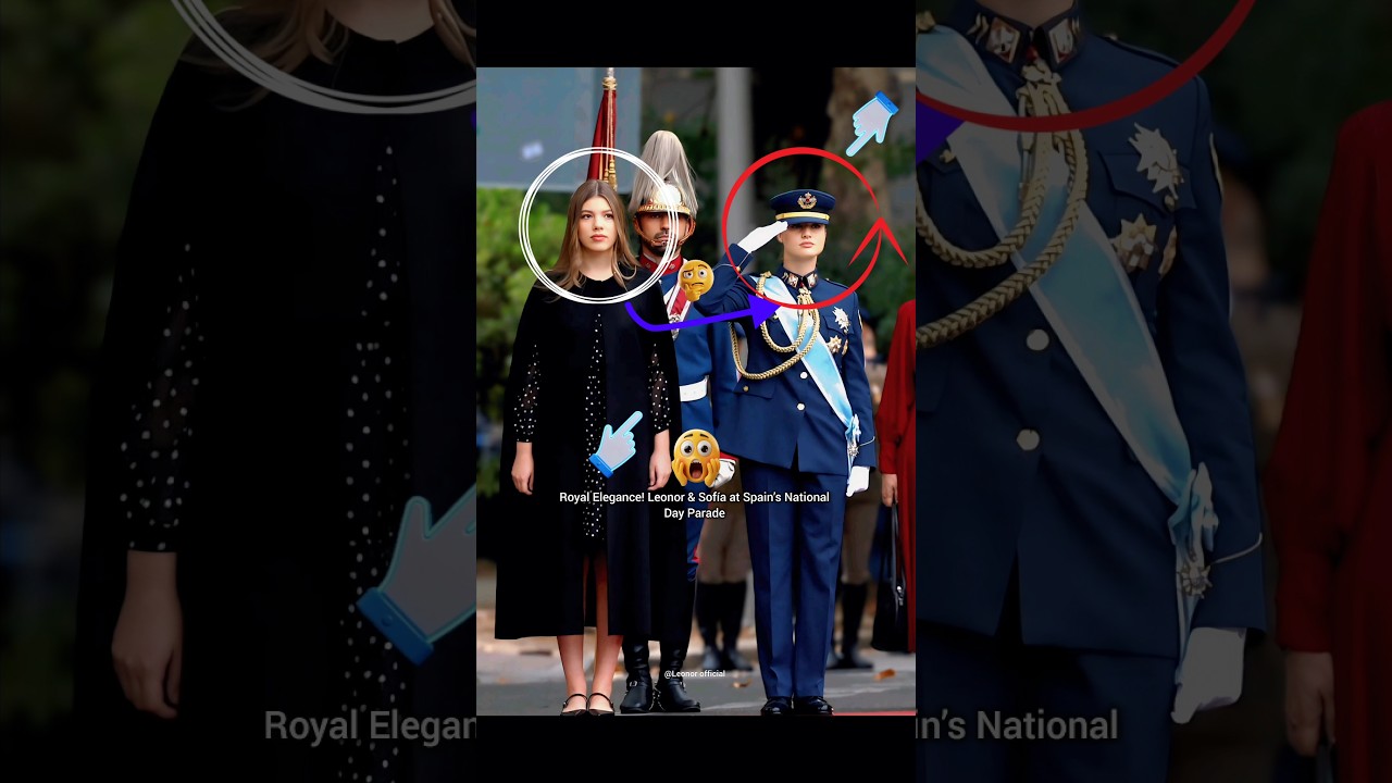 Royal Elegance! Leonor & Sofía at Spain’s National Day Parade 🇪🇸