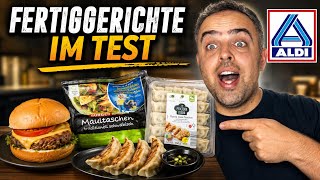 ALDI Fertiggerichte im Test - Lohnt sich das wirklich?  🍔🥟 