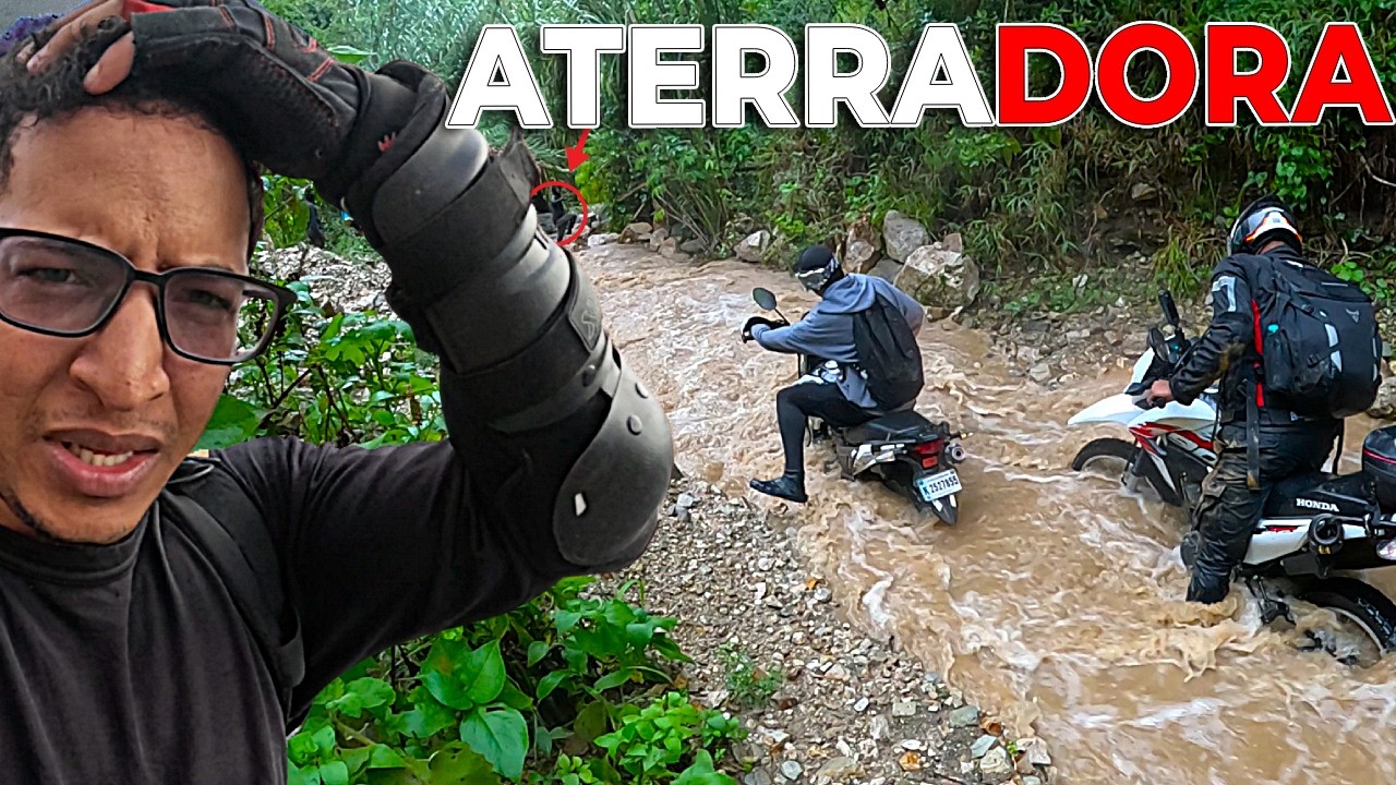 La ruta MÁS ATERRADORA en moto de RD 😱(Bajo Lluvia y Granizo) | Guayabal Parte 2