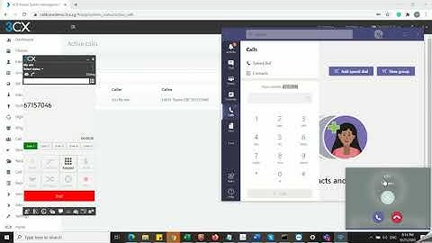 MS Teams works with 3cx
