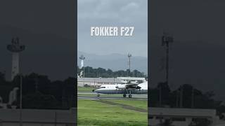 Fokker F27 take off at Mactan Cebu 🇵🇭 #aviation #viral #fyp #viralvideo #foryou #planespotting